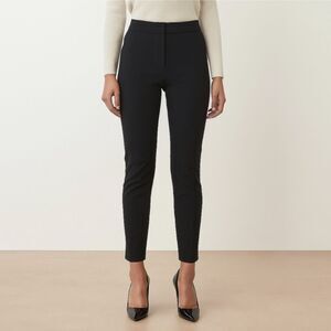 DVF Diane von Furstenberg Black Slim Pants Size 2 | Viscose Stretch Trousers